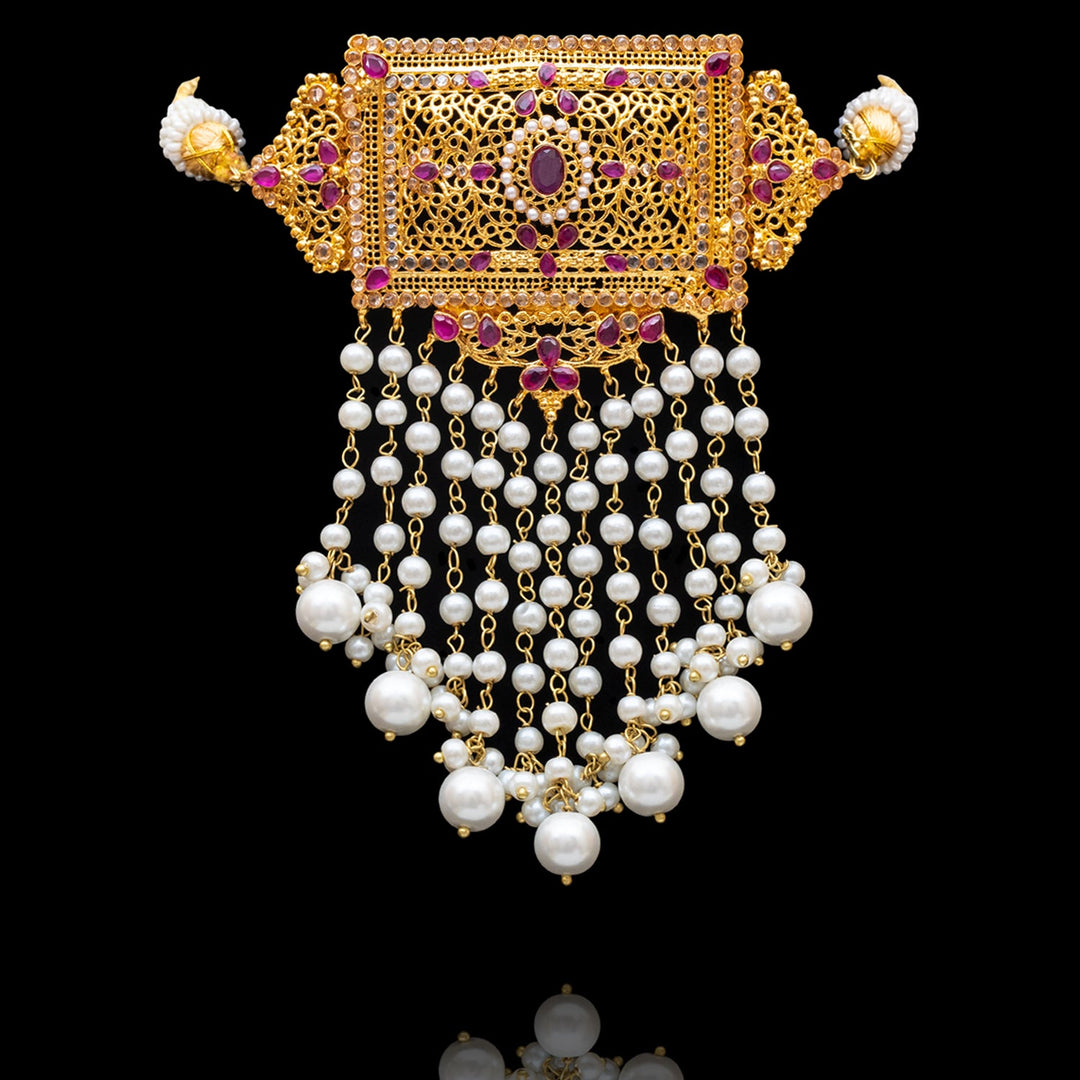 Naznin Necklace - Ruby