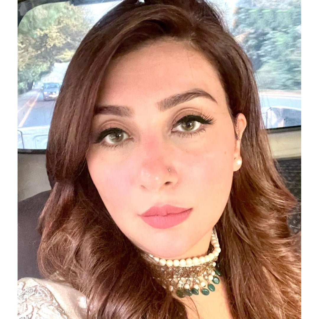 Aisha Khan's Nikkah Look