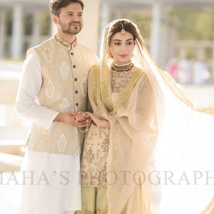 Aisha Khan's Nikkah Look