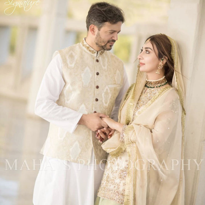 Aisha Khan's Nikkah Look