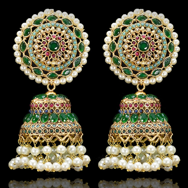 Abrish Earrings - Emerald