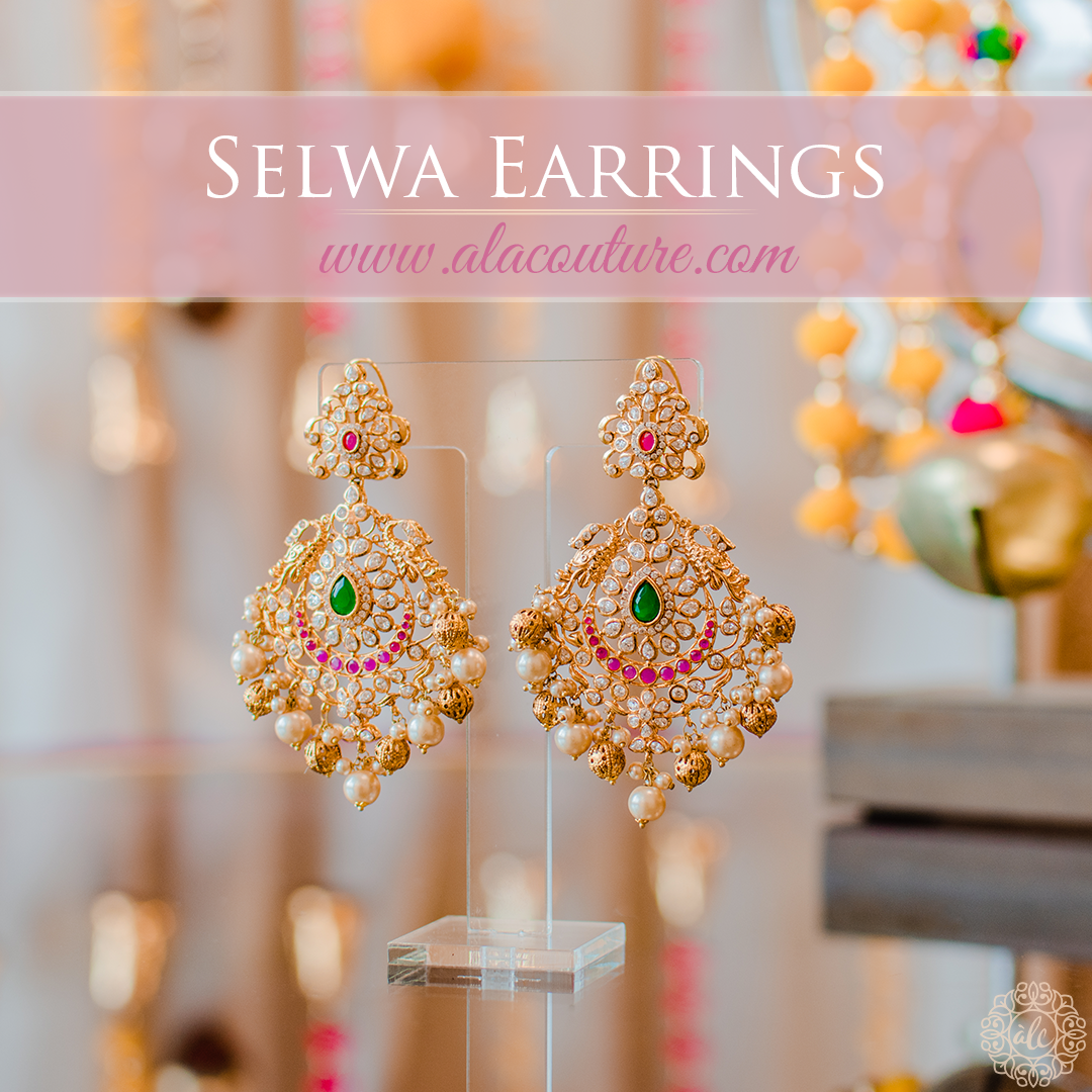 Selwa Earrings - Available in 2 Sizes